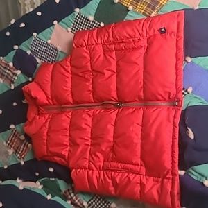 Boys red puffer vest